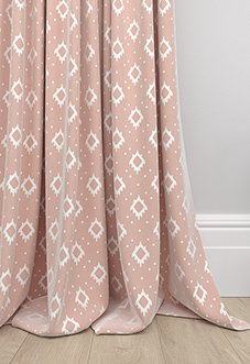 Huaraz Velvet, Peach - Made to Measure Curtains